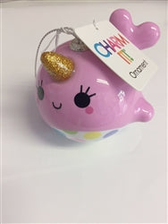 Charm it Ornament-Narwhal