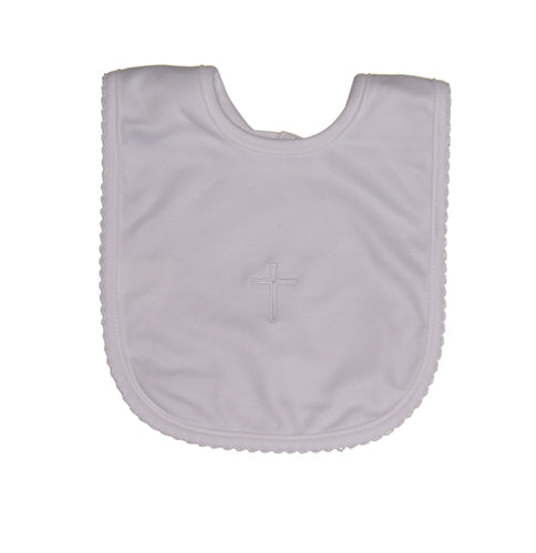 Christening Bib with cross
