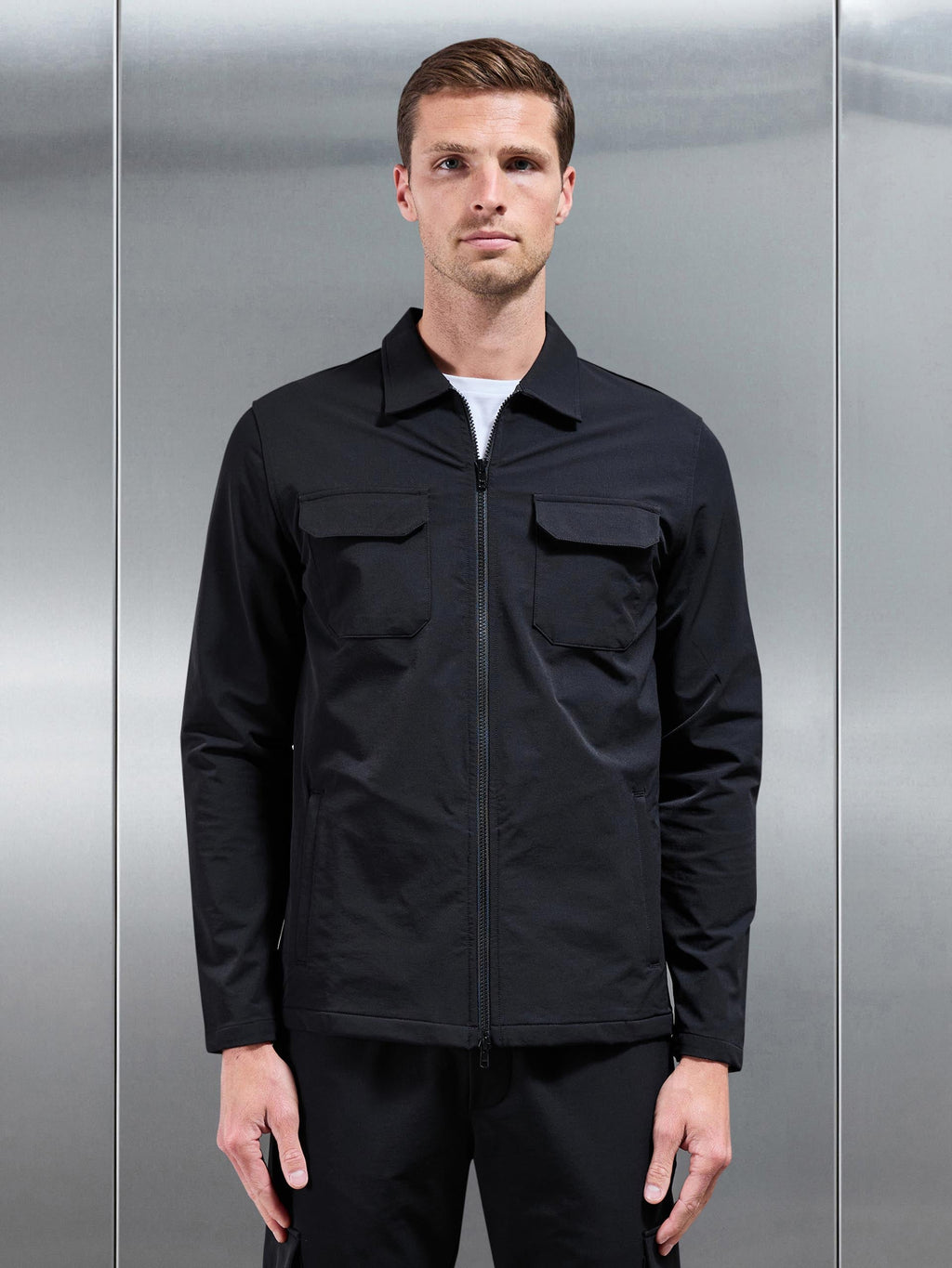 Cargo Jacket in Black