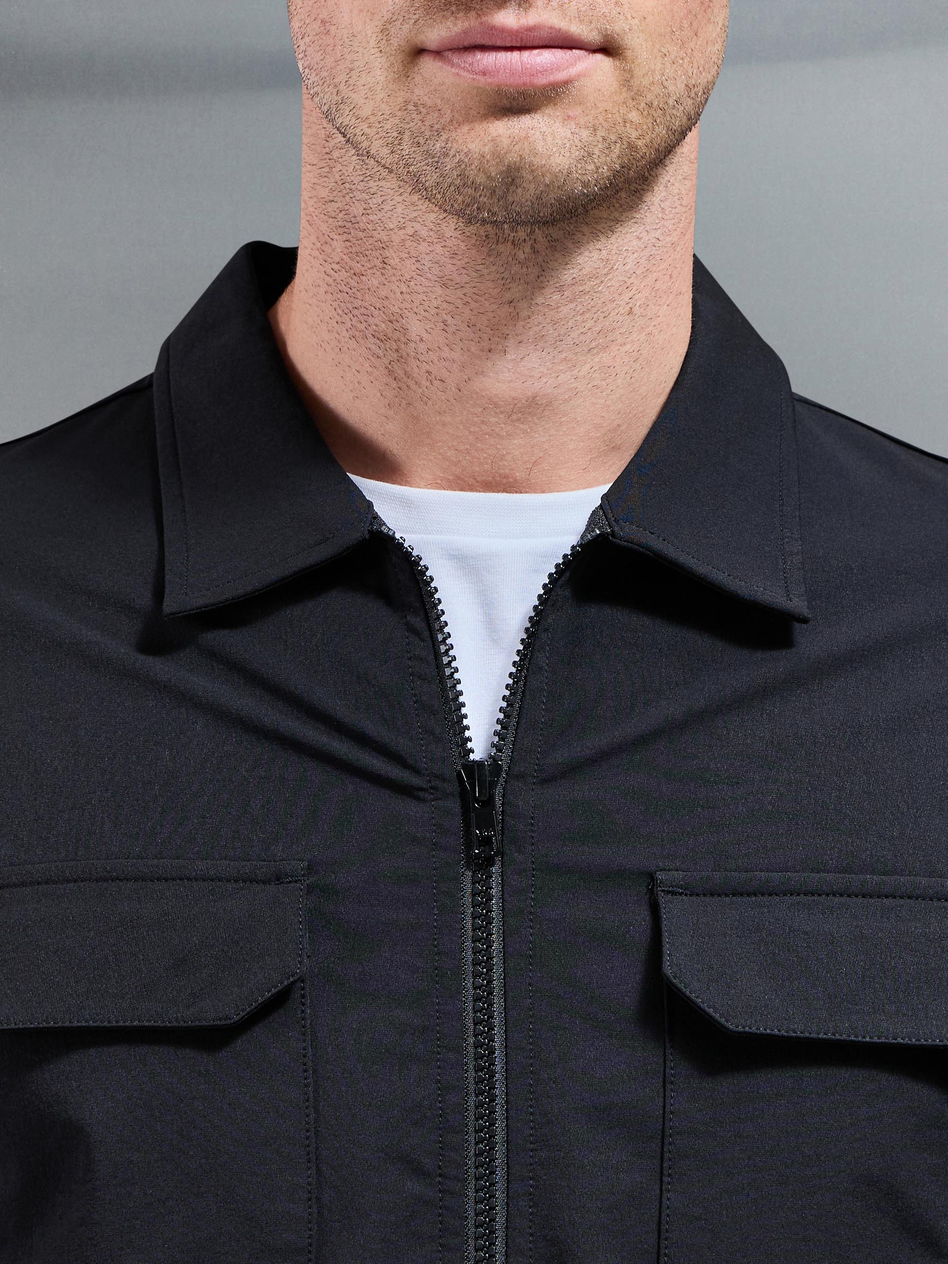 Cargo Jacket in Black