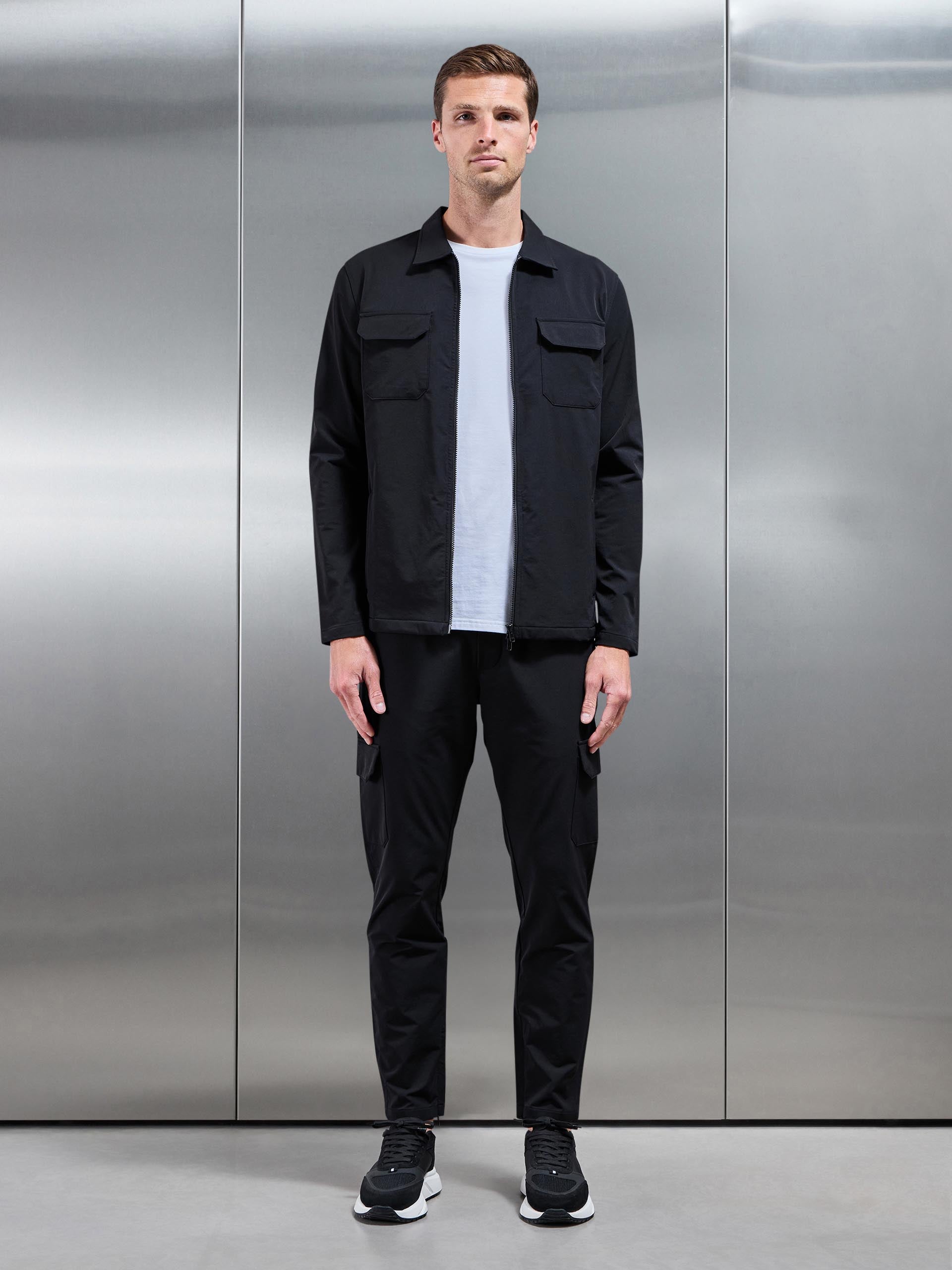 Cargo Jacket in Black