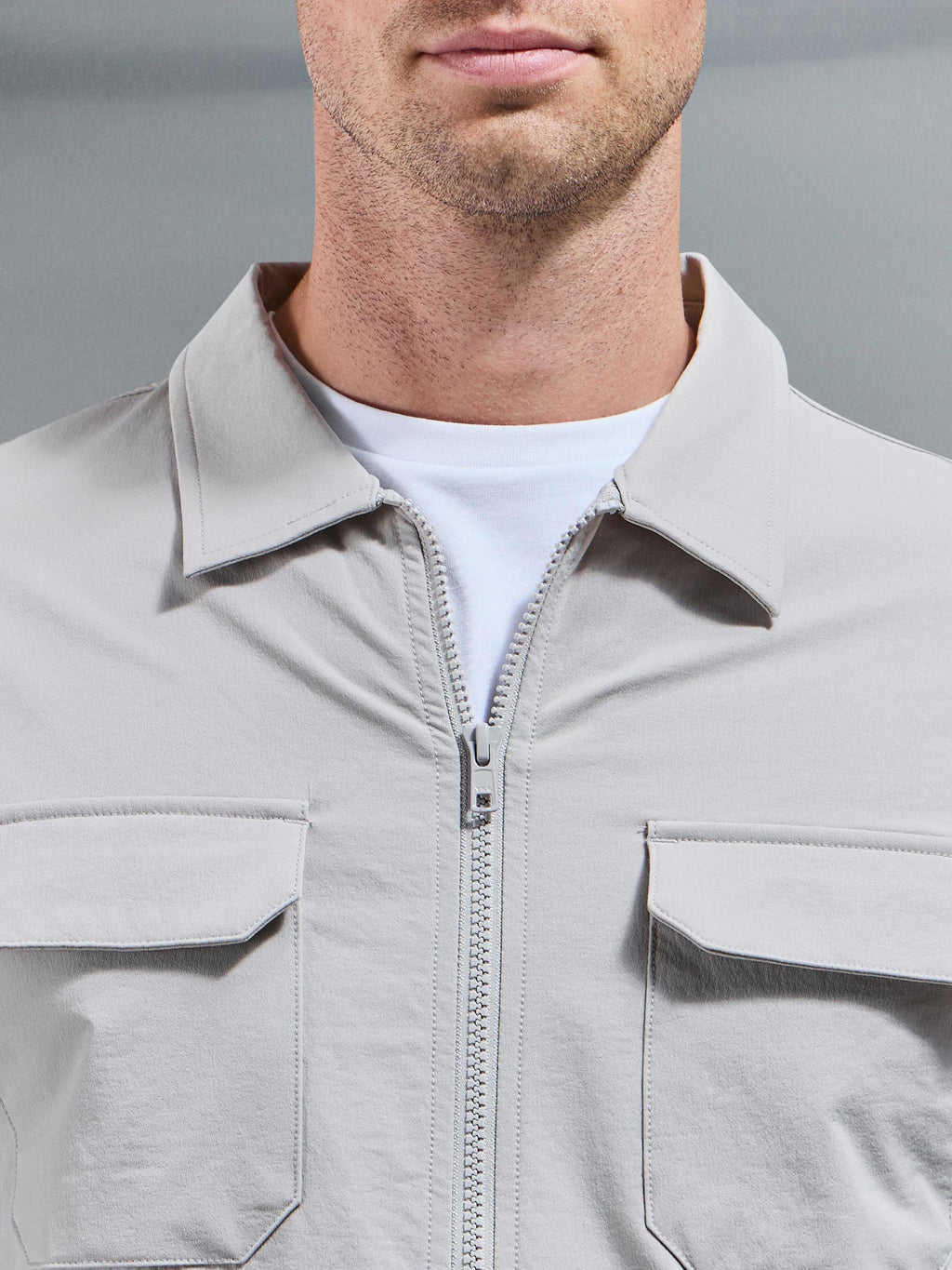 Cargo Jacket in Stone