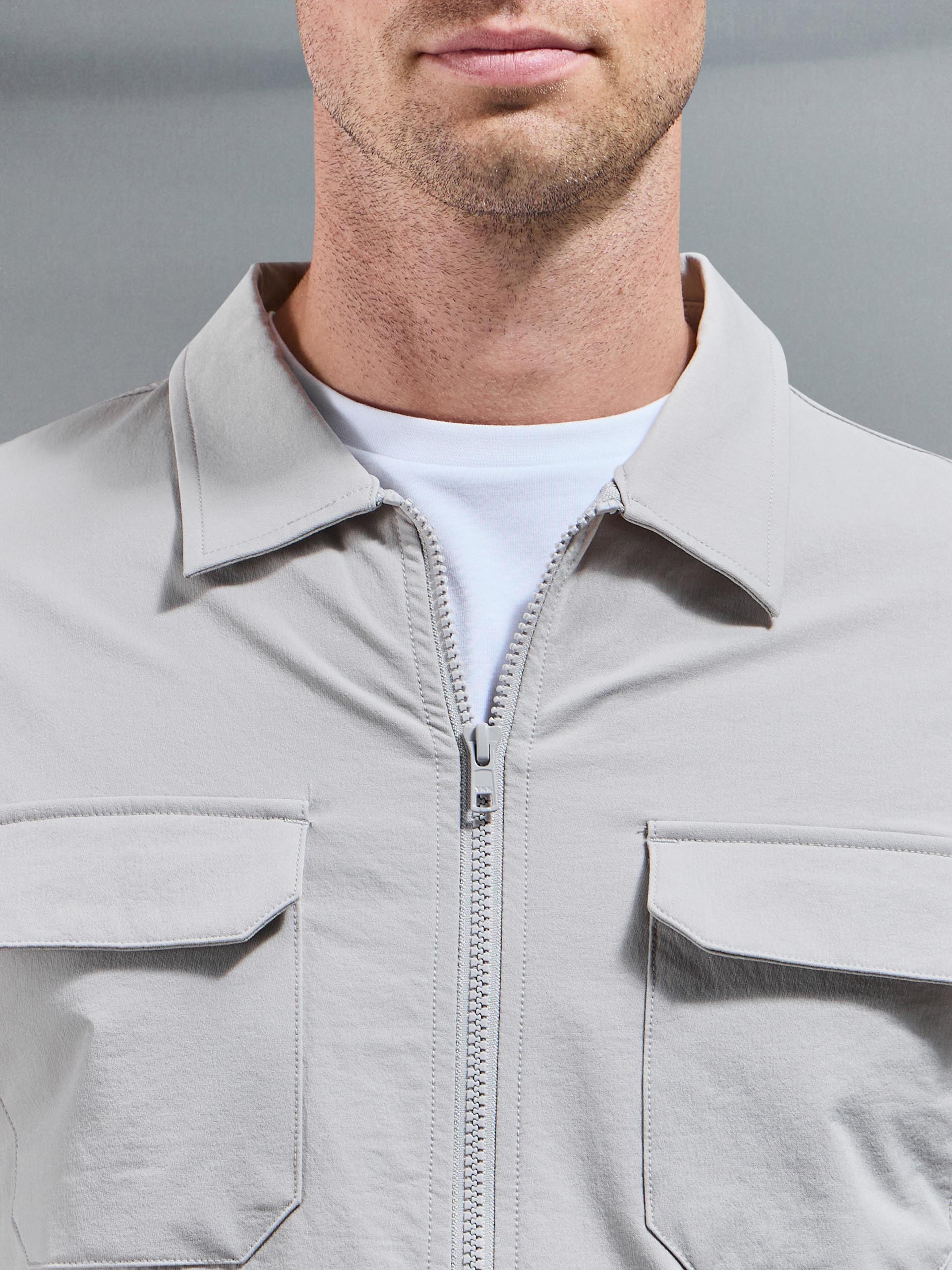 Cargo Jacket in Stone