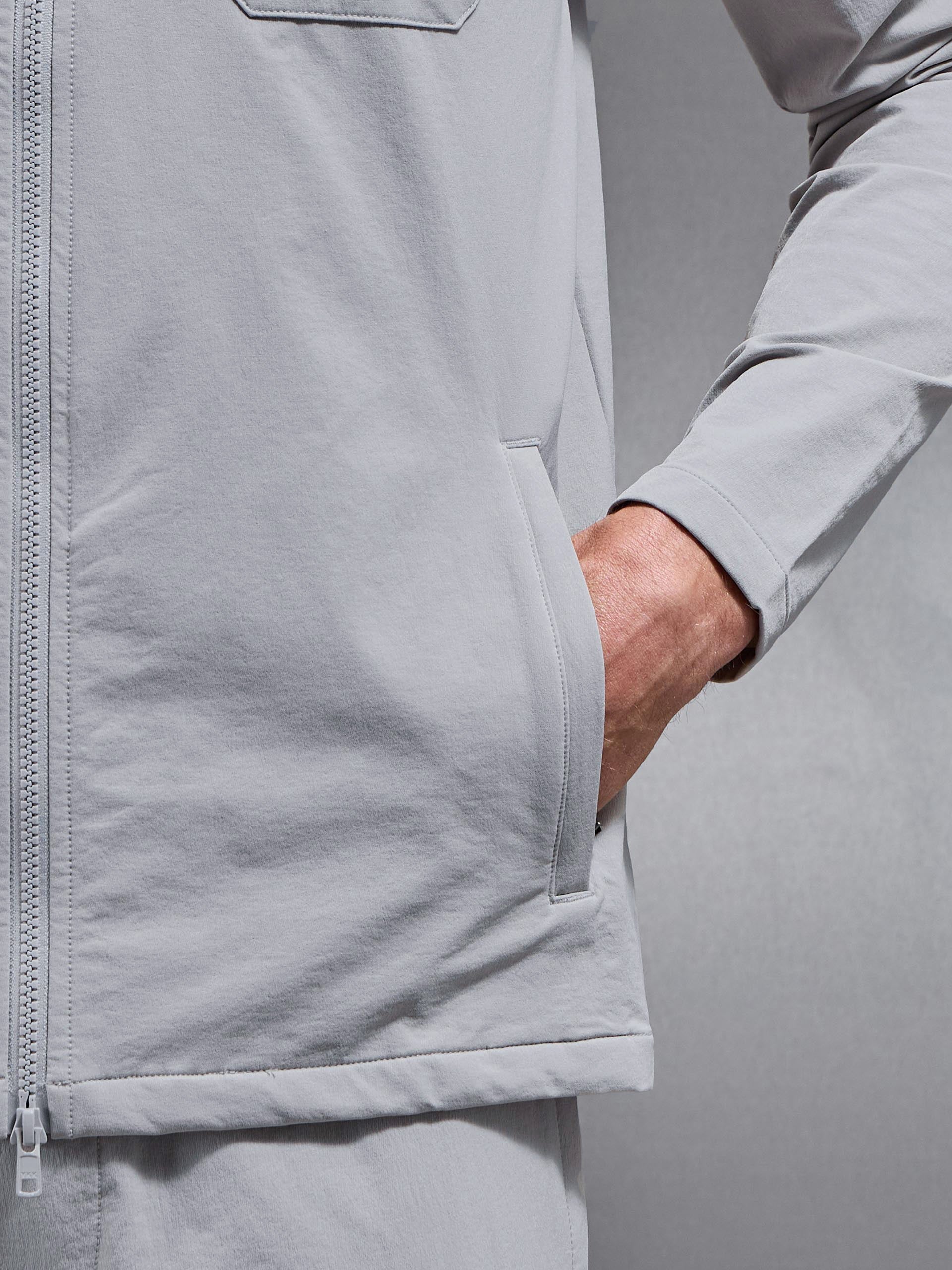 Cargo Jacket in Mid Grey