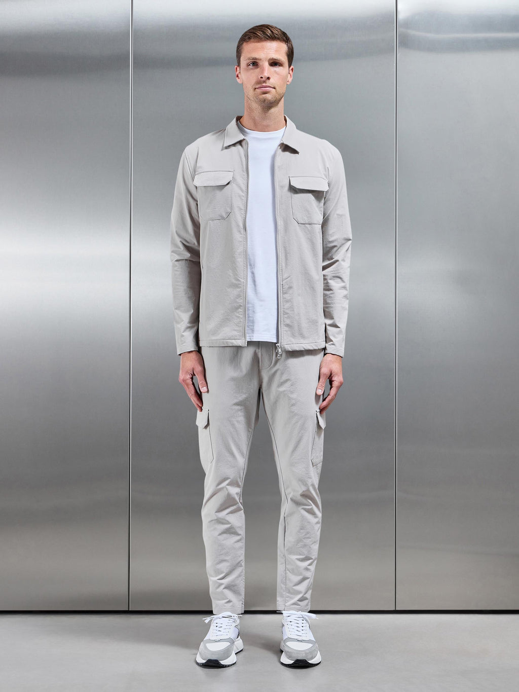 Cargo Jacket in Stone