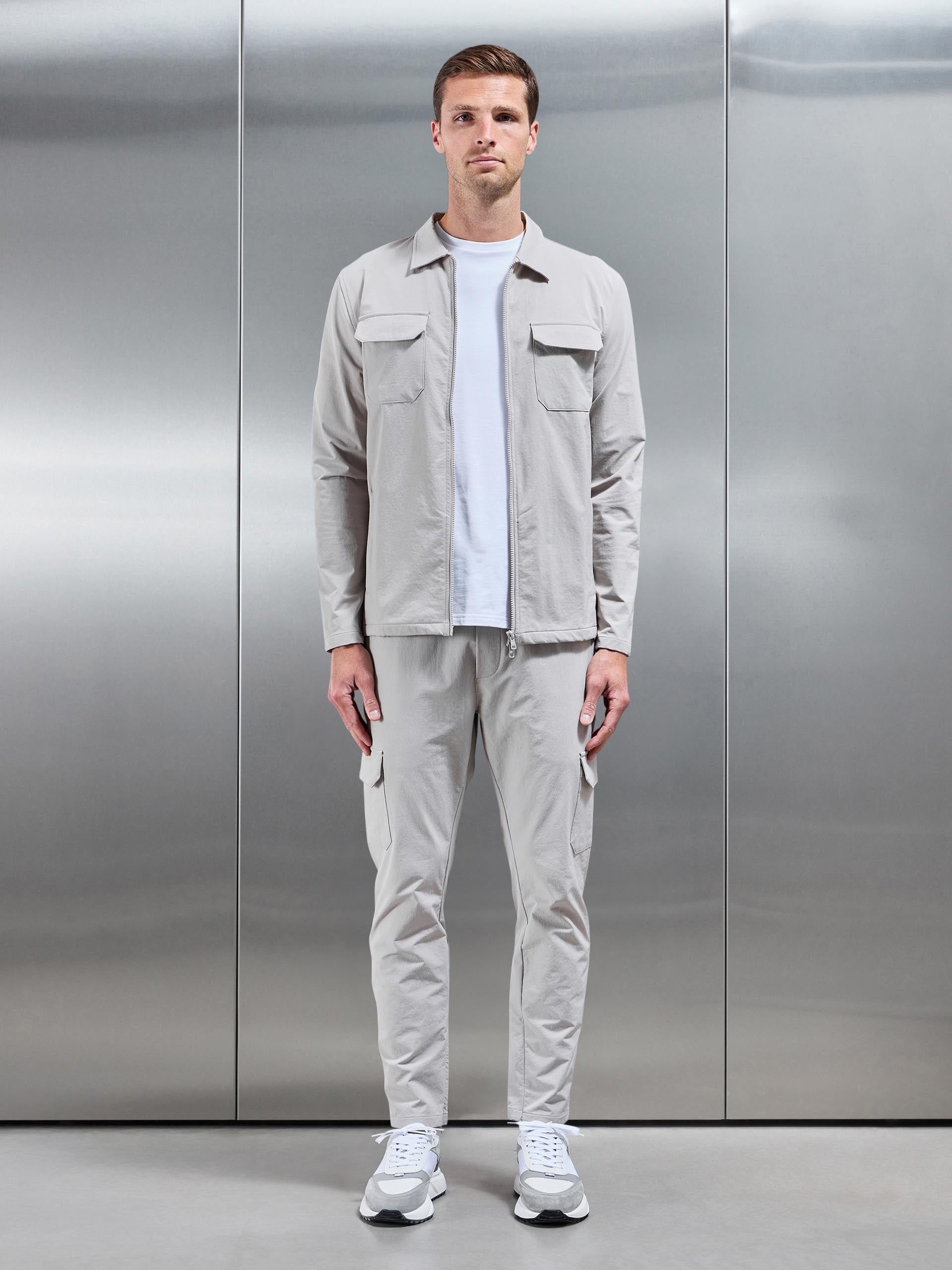 Cargo Jacket in Stone