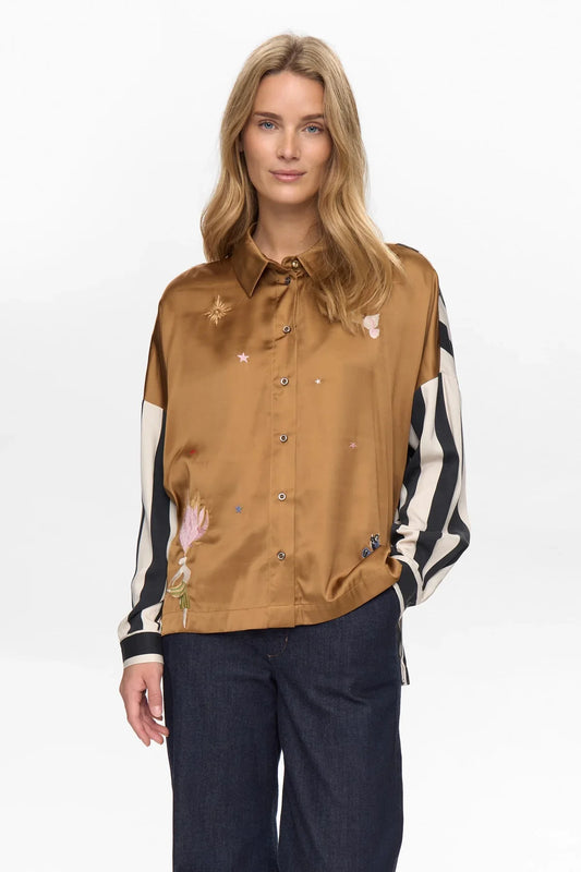 NUMINZU SHIRT - Cumin and Stripe