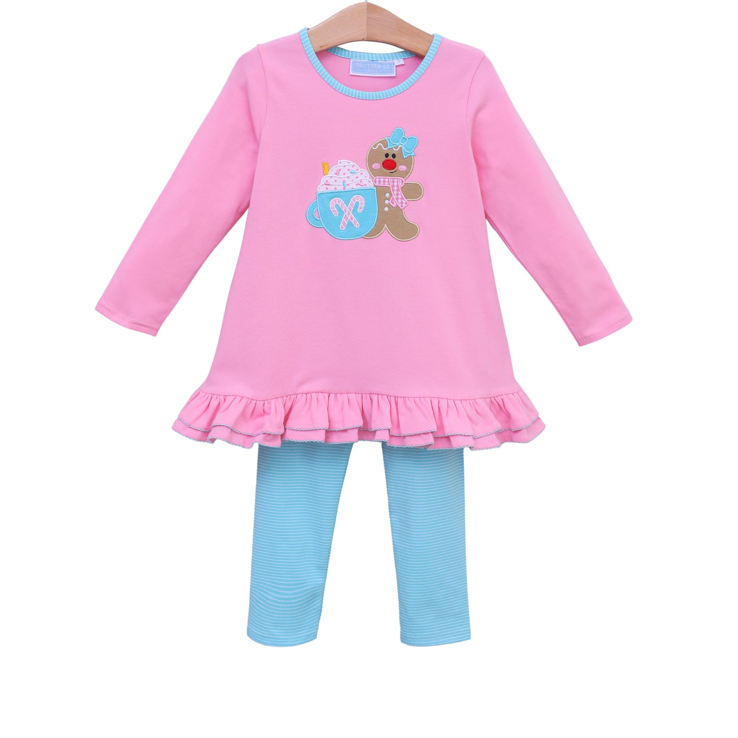 Gingerbread Pants Set by Trotter Street Kids