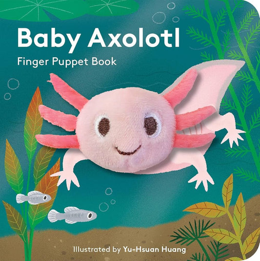 Baby Axolotl Finger Puppet Chunky Board Book