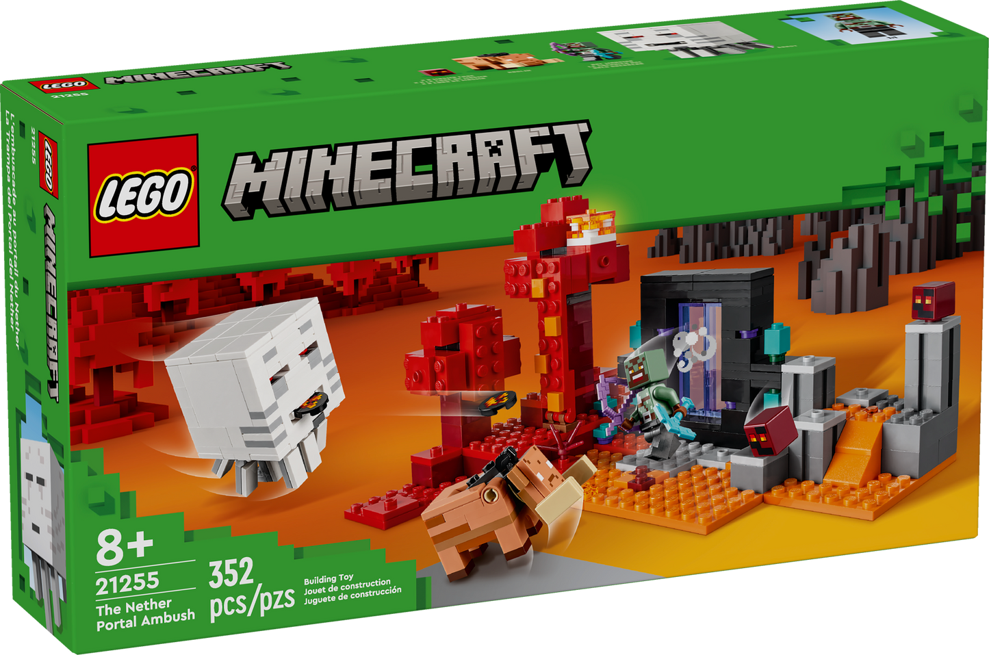 LEGO The Nether Portal Ambush 21255 | Minecraft