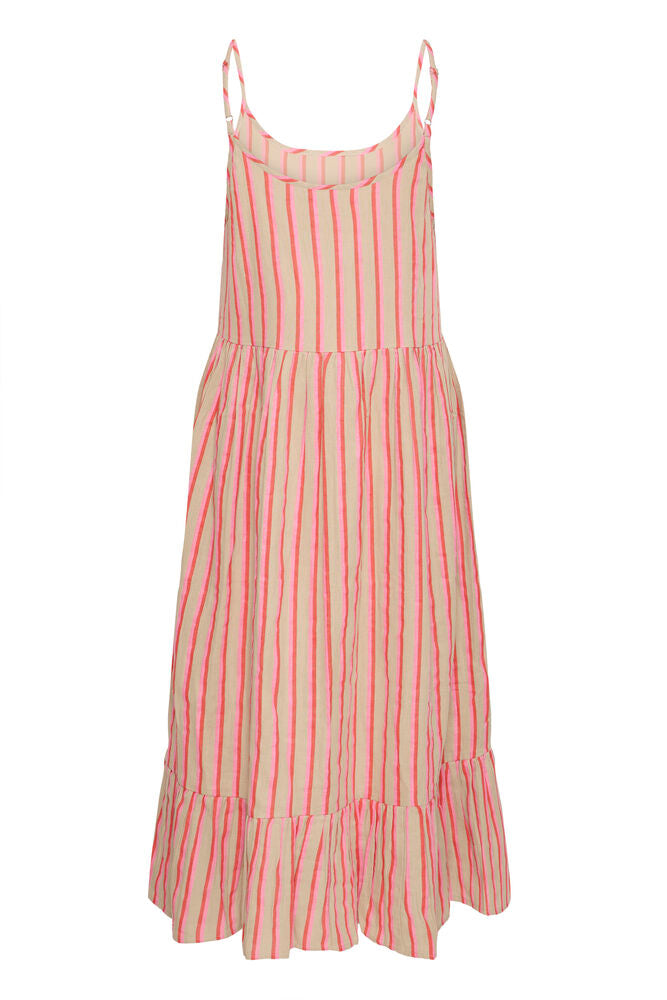 Iafoxa Dress - Azalea Pink Stripe