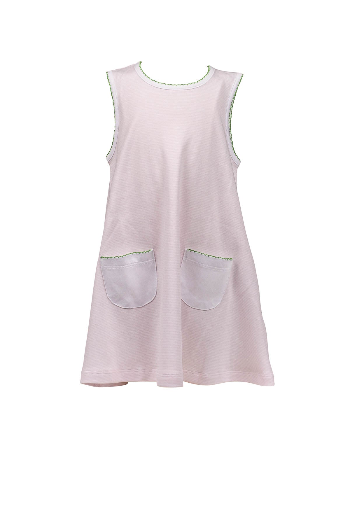 Pink Stripe A Line Pima Dress by the Proper Peony