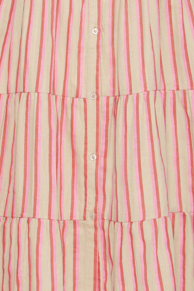 Iafoxa Sleeveless Dress - Azalea Pink Stripe