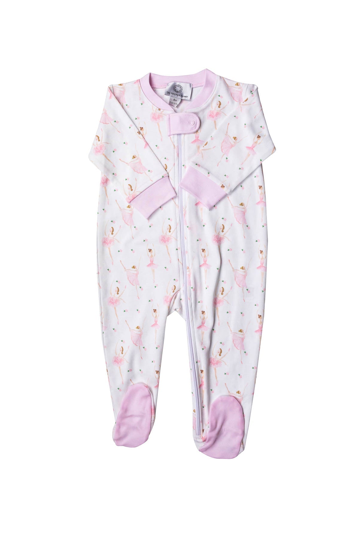 Ballerinas Footed Zipper Pj
