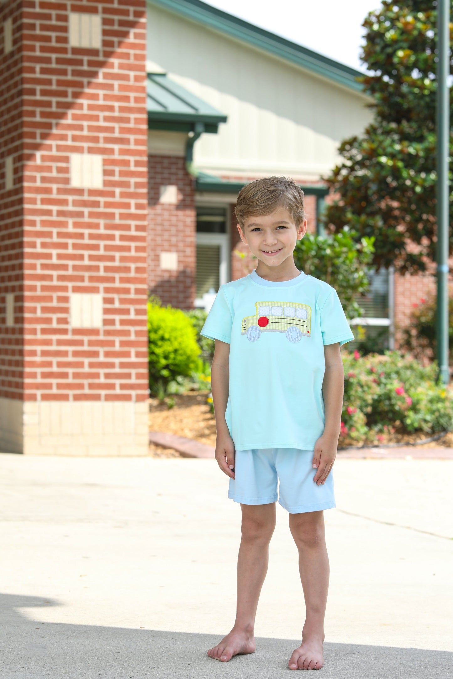 Bus Short Set for Boys by Trotter Street Kids