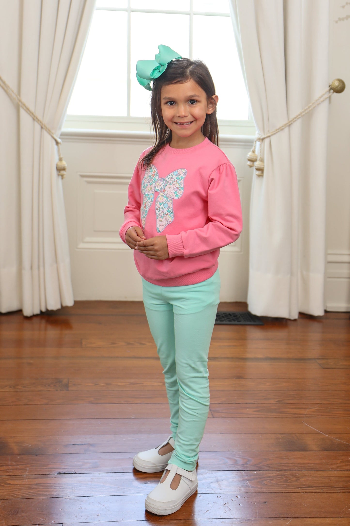 French Terry Pullover - Bow by Trotter Street Kids