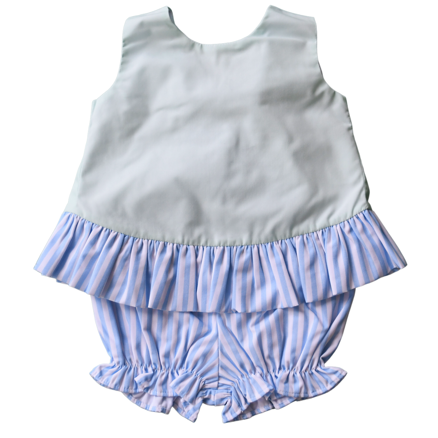 Sutton Swing Set, Madison Park Mint and Ballantyne Blue Stripe by Mint Magnolia