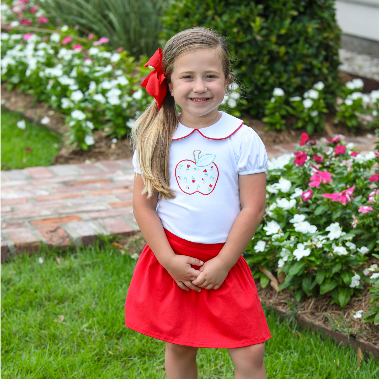 Apple of My Eye Skort Set by Jellybean