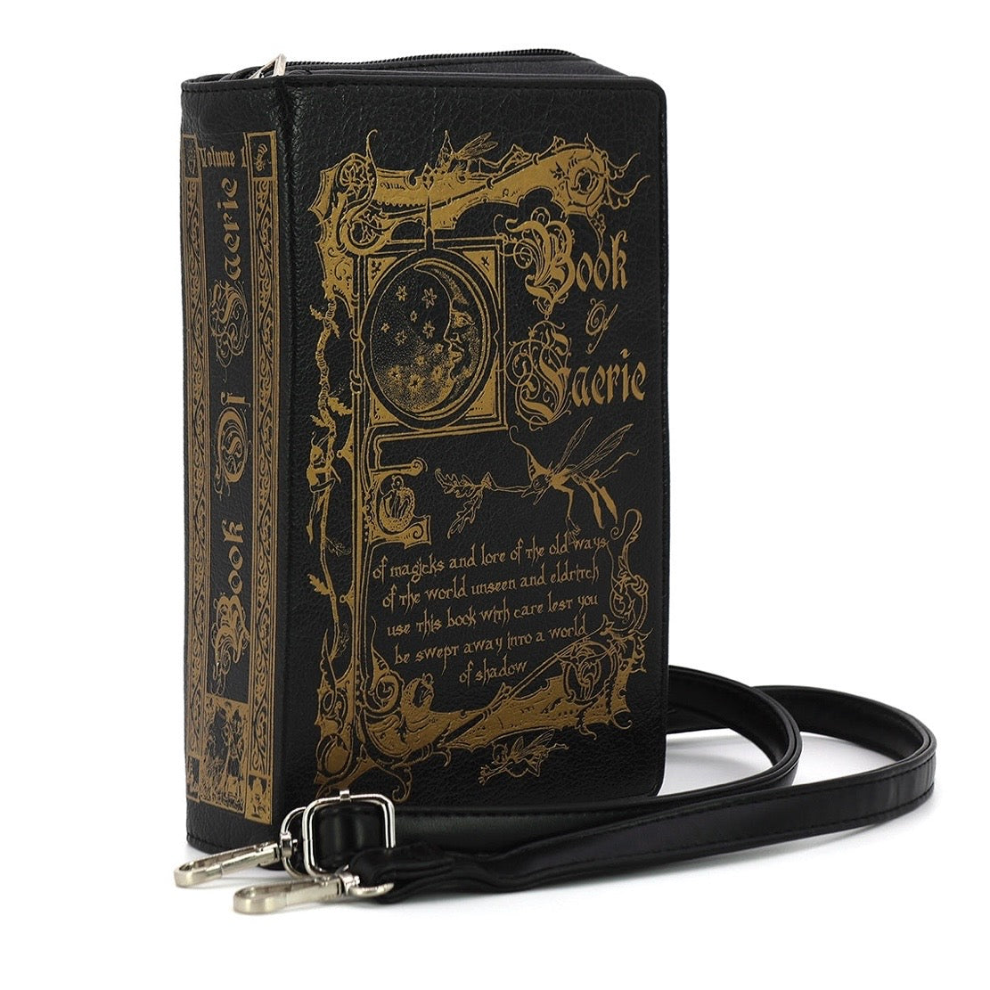 Book of Faerie Book Clutch / Crossbody Bag