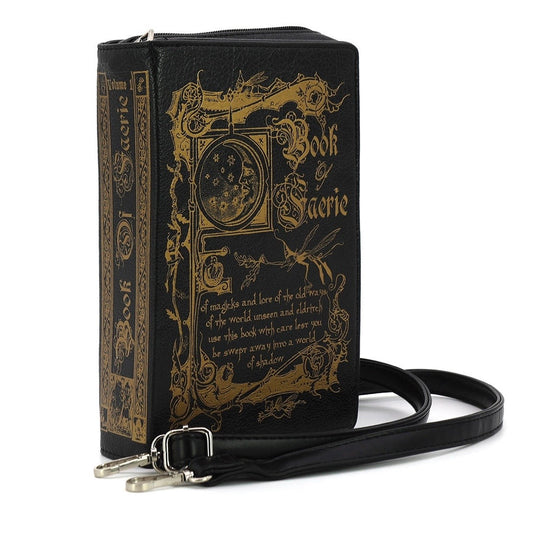 Book of Faerie Book Clutch / Crossbody Bag