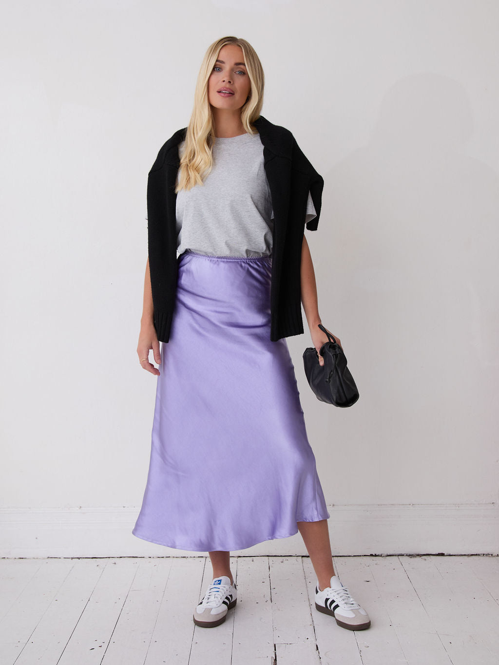 Angel Lilac Midi Skirt