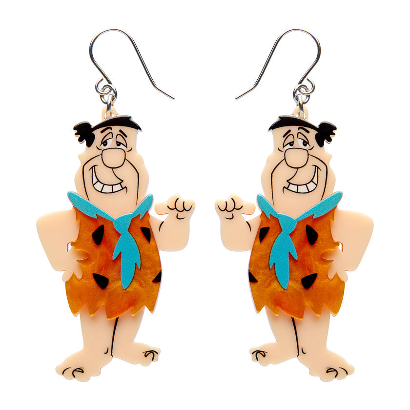Fred Flintstone Drop Earrings