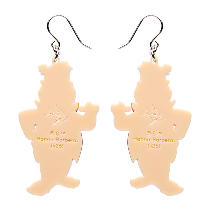 Fred Flintstone Drop Earrings
