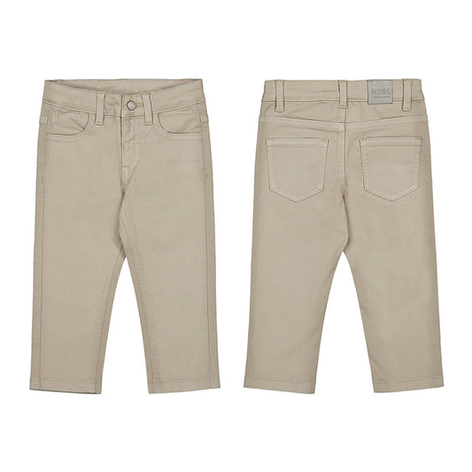 Khaki 5 Pocket Slim Fit Pants by Mayoral