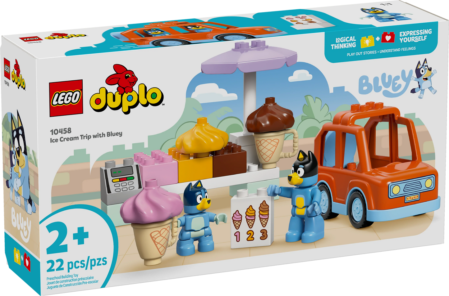 LEGO Ice Cream Trip with Bluey 10458 | Duplo