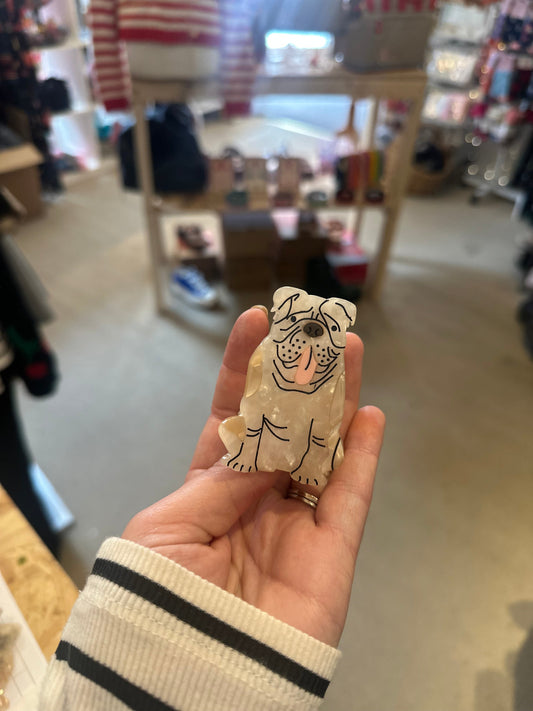 Bulldog Hair Claw Dog