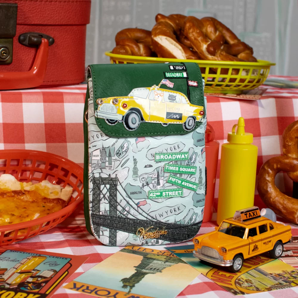 New York City Cats & Corgis Phone Pouch