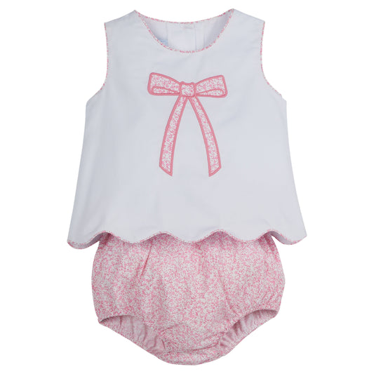 Odette Diaper Set-Pink Vinings by Little English