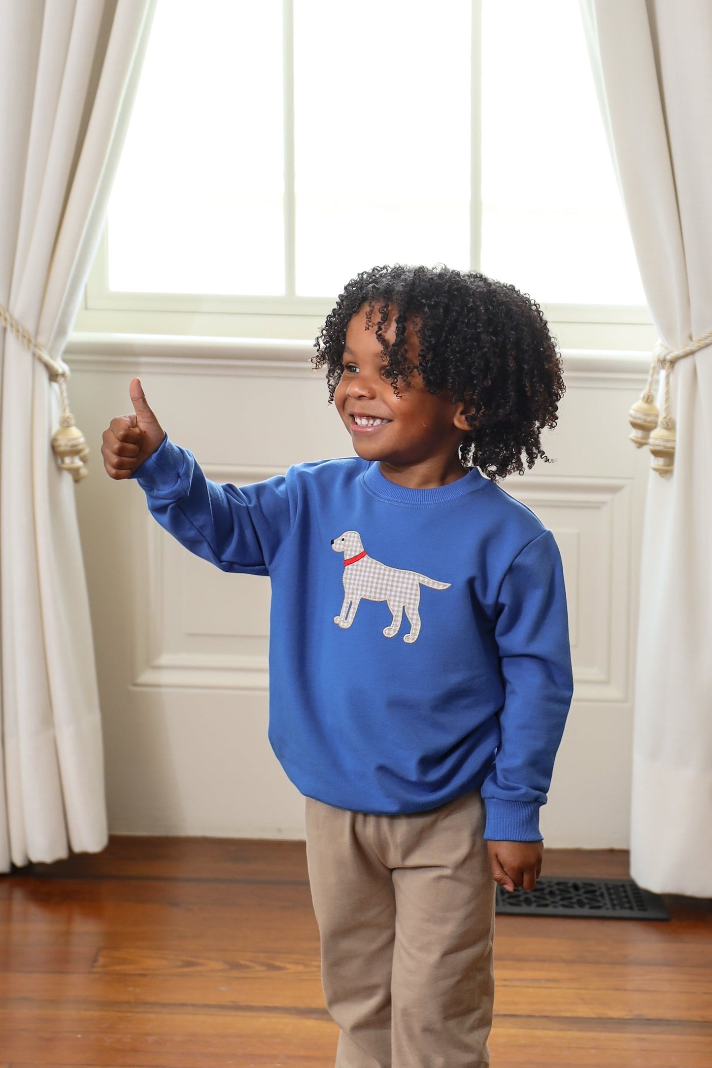 French Terry Pullover - Dog by Trotter Street Kids