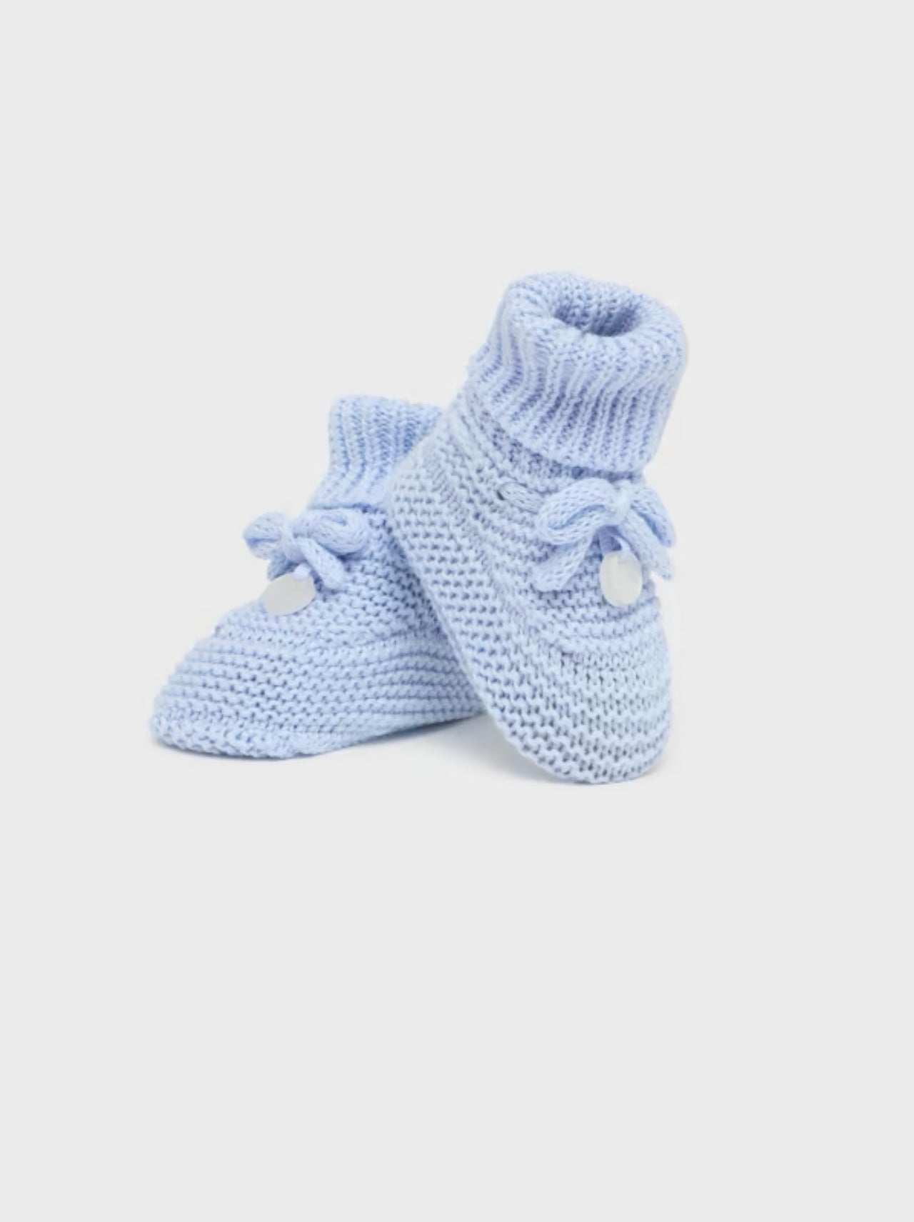 Blue Knit Booties by Mayoral
