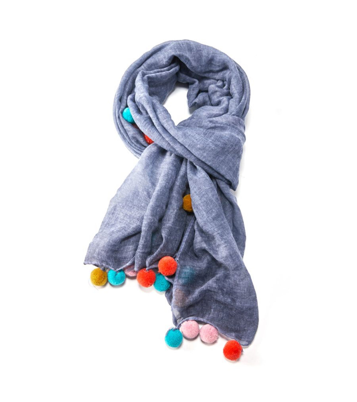 Pom Pom Scarves