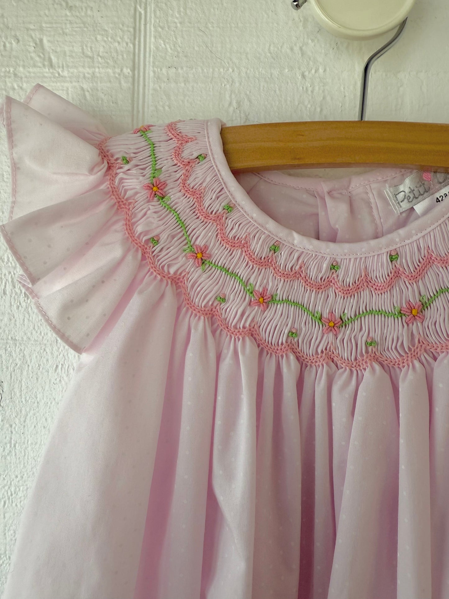 Pink Smocked Dress