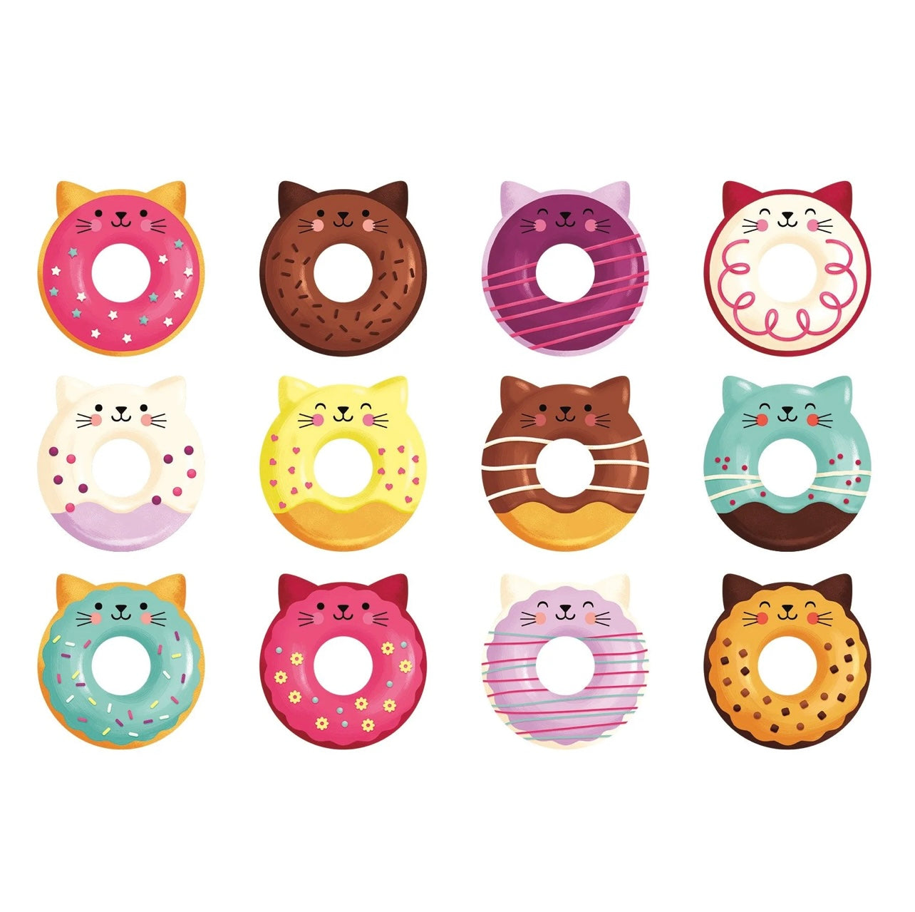 Cat Donuts Memory Match Game