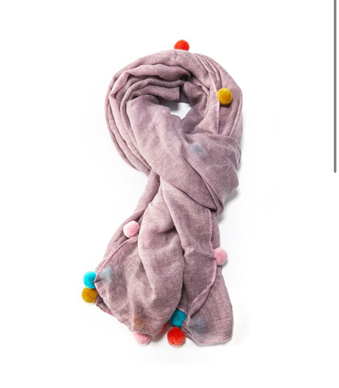 Pom Pom Scarves