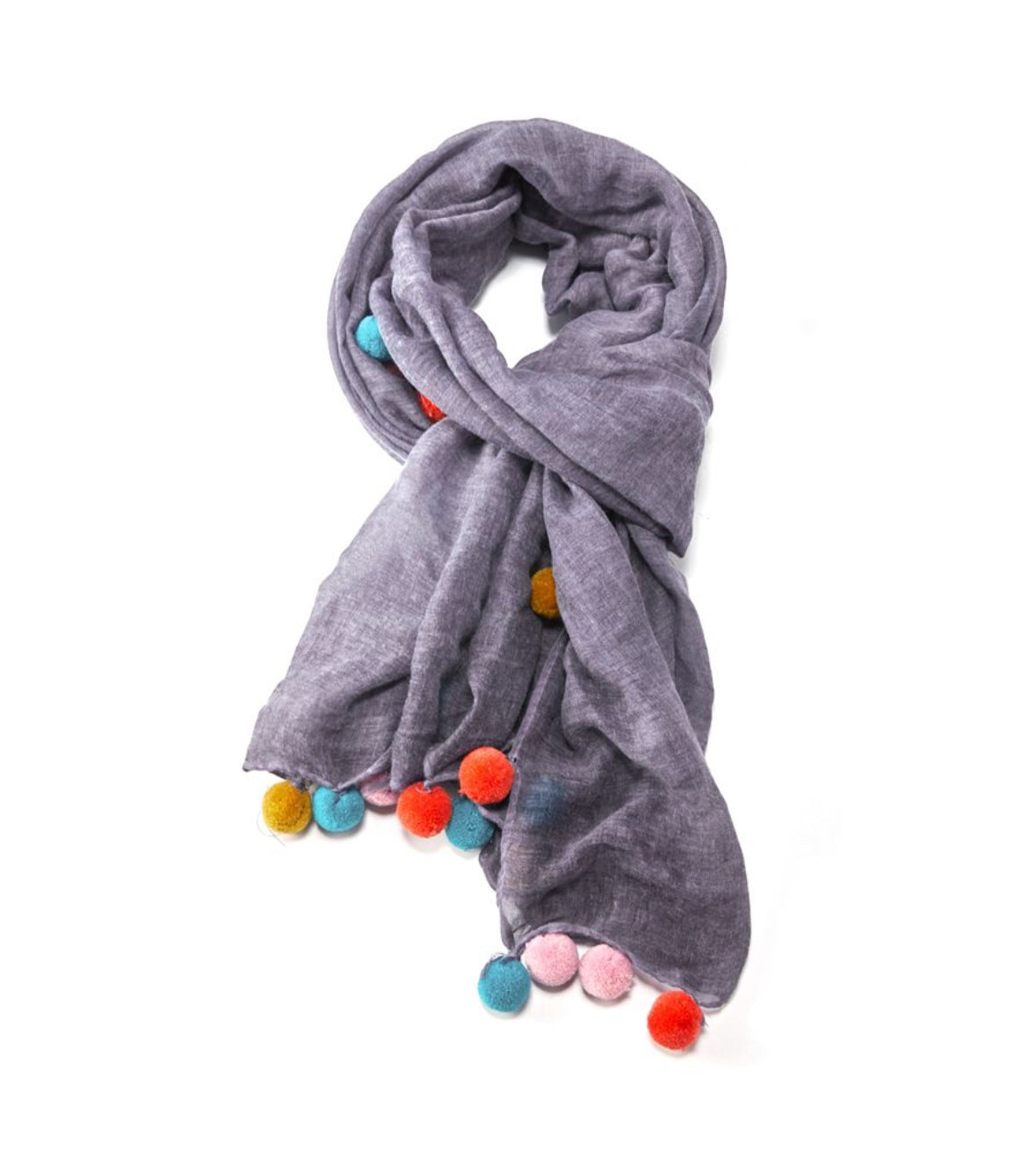 Pom Pom Scarves