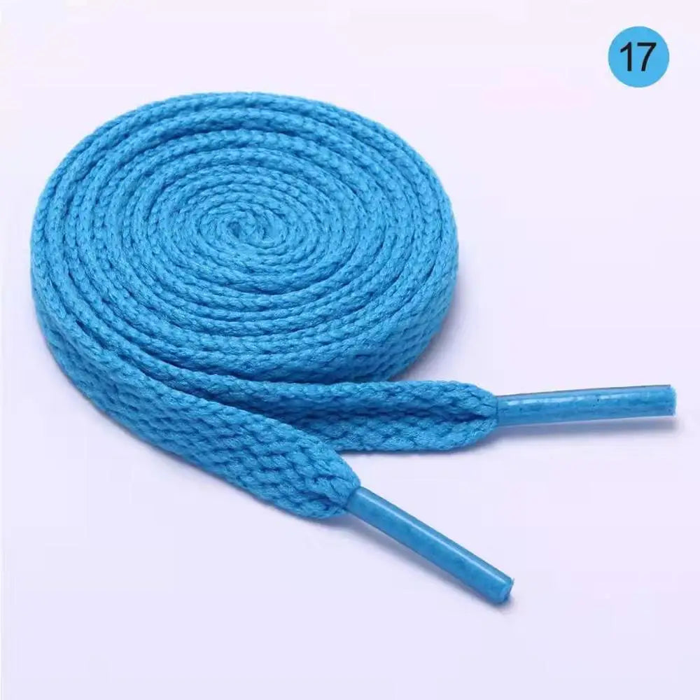0.8/1/1.2/1.5/1.8M Colored Shoe Laces Sneaker Flat Shoelaces Hiking Boots Shoe Strings Colored Shoe Laces For Sneakers Laces New
