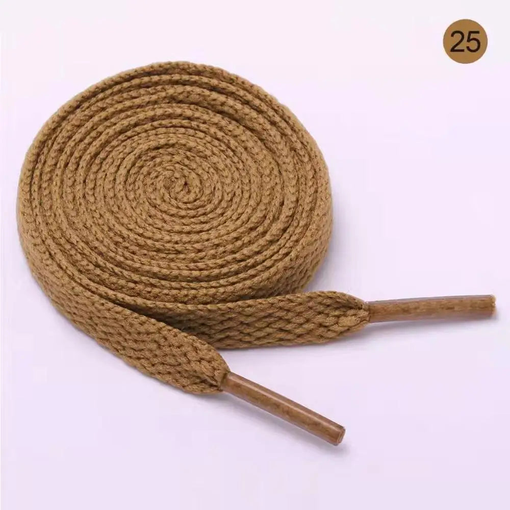 0.8/1/1.2/1.5/1.8M Colored Shoe Laces Sneaker Flat Shoelaces Hiking Boots Shoe Strings Colored Shoe Laces For Sneakers Laces New