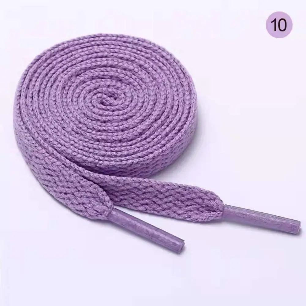 0.8/1/1.2/1.5/1.8M Colored Shoe Laces Sneaker Flat Shoelaces Hiking Boots Shoe Strings Colored Shoe Laces For Sneakers Laces New