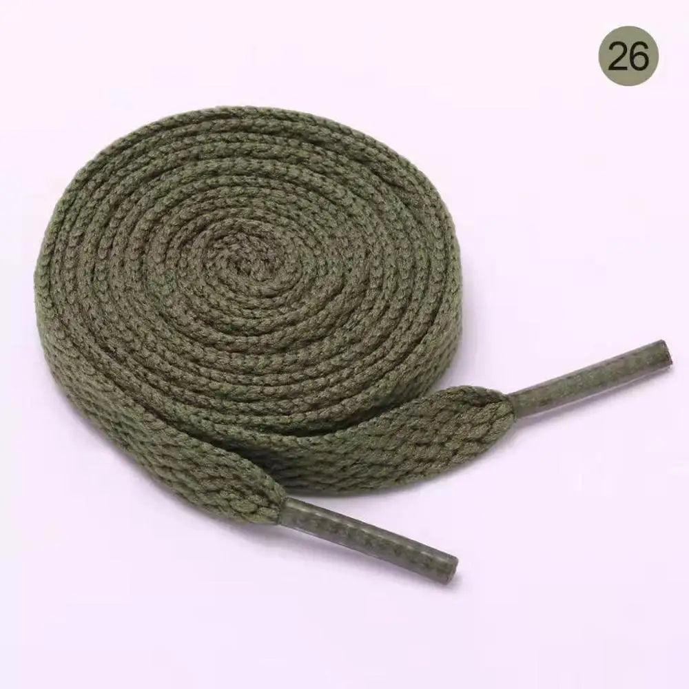 0.8/1/1.2/1.5/1.8M Colored Shoe Laces Sneaker Flat Shoelaces Hiking Boots Shoe Strings Colored Shoe Laces For Sneakers Laces New