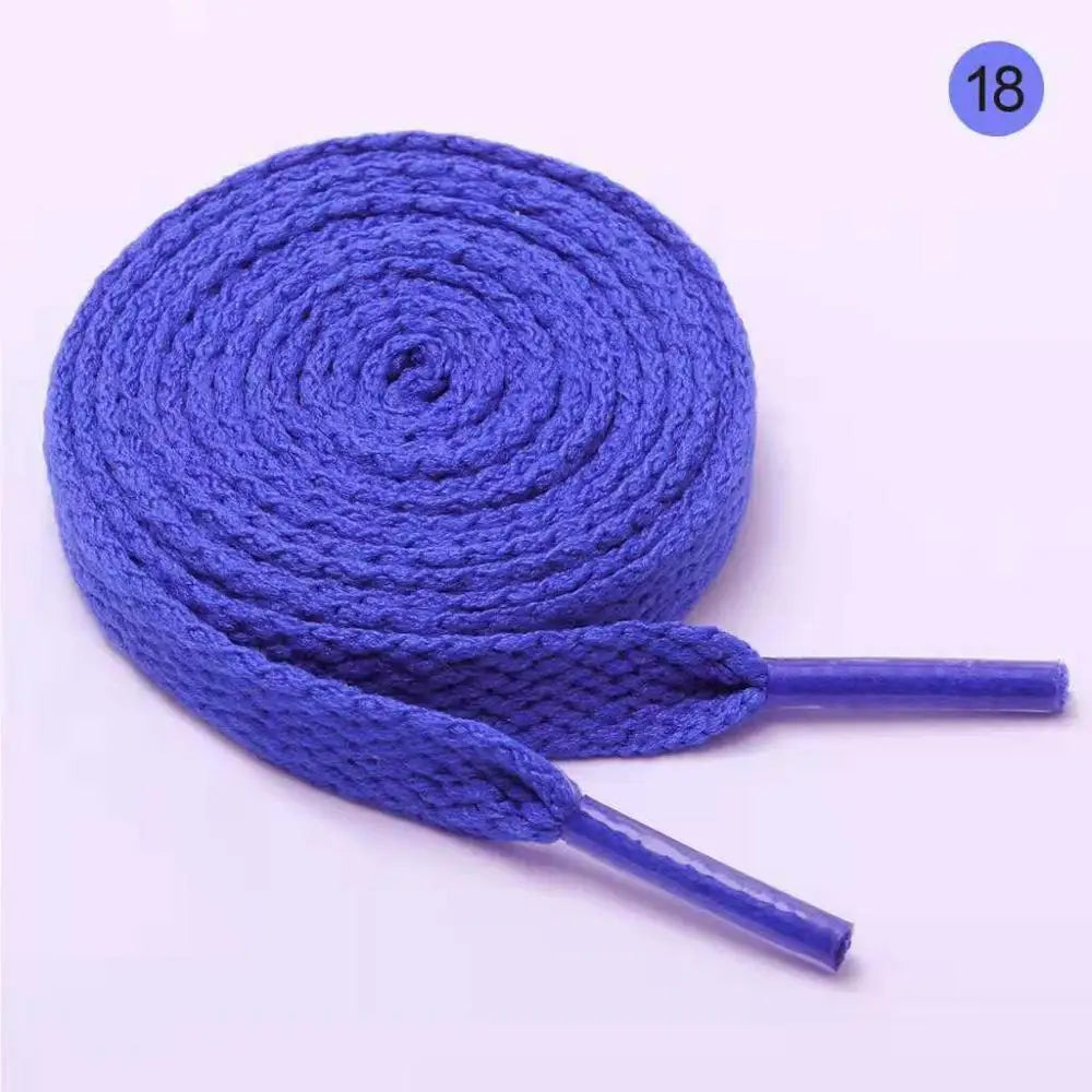 0.8/1/1.2/1.5/1.8M Colored Shoe Laces Sneaker Flat Shoelaces Hiking Boots Shoe Strings Colored Shoe Laces For Sneakers Laces New