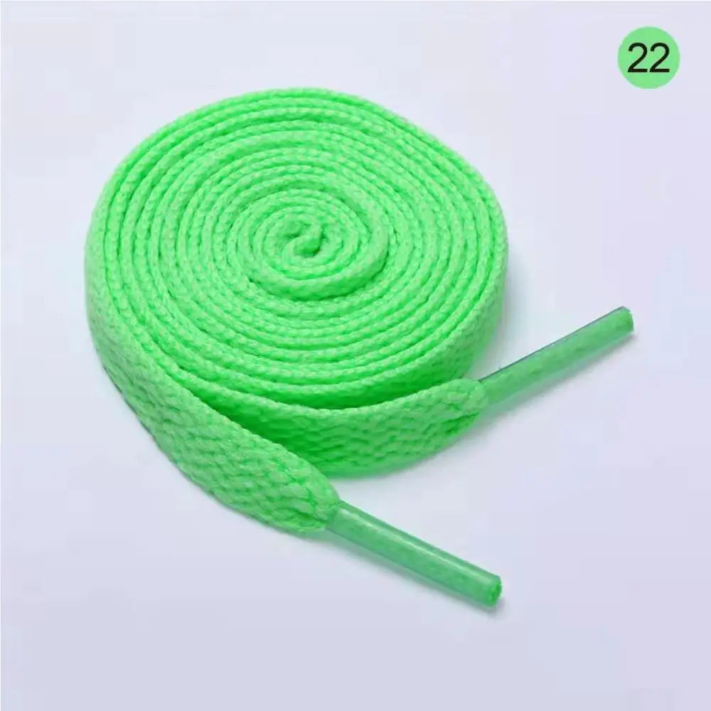 0.8/1/1.2/1.5/1.8M Colored Shoe Laces Sneaker Flat Shoelaces Hiking Boots Shoe Strings Colored Shoe Laces For Sneakers Laces New