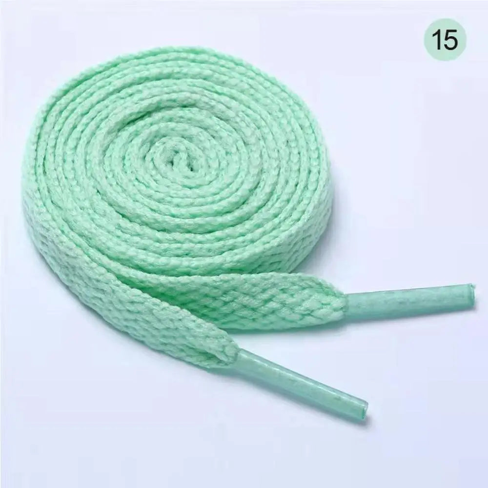 0.8/1/1.2/1.5/1.8M Colored Shoe Laces Sneaker Flat Shoelaces Hiking Boots Shoe Strings Colored Shoe Laces For Sneakers Laces New