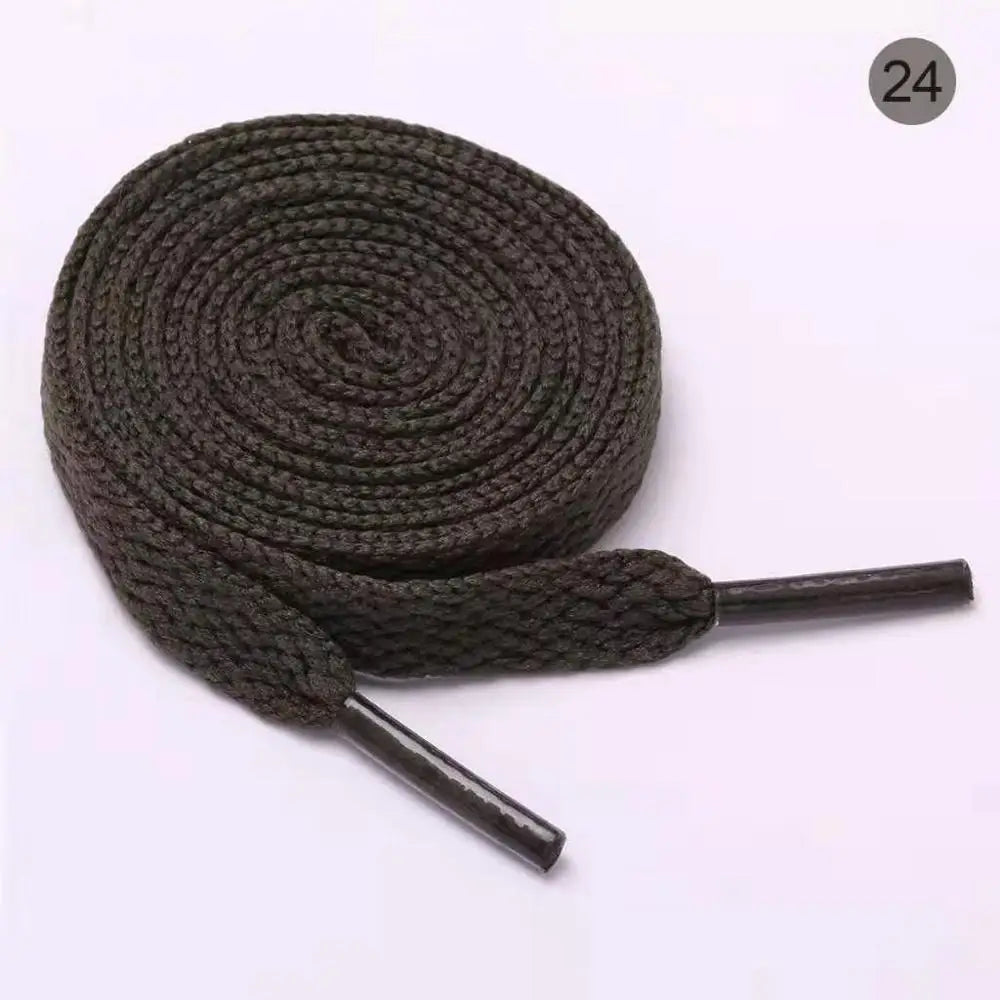 0.8/1/1.2/1.5/1.8M Colored Shoe Laces Sneaker Flat Shoelaces Hiking Boots Shoe Strings Colored Shoe Laces For Sneakers Laces New