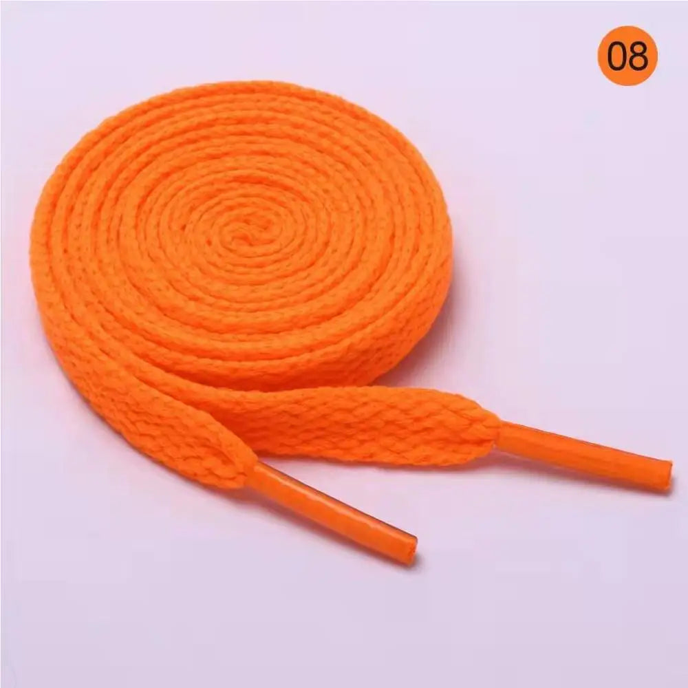 0.8/1/1.2/1.5/1.8M Colored Shoe Laces Sneaker Flat Shoelaces Hiking Boots Shoe Strings Colored Shoe Laces For Sneakers Laces New