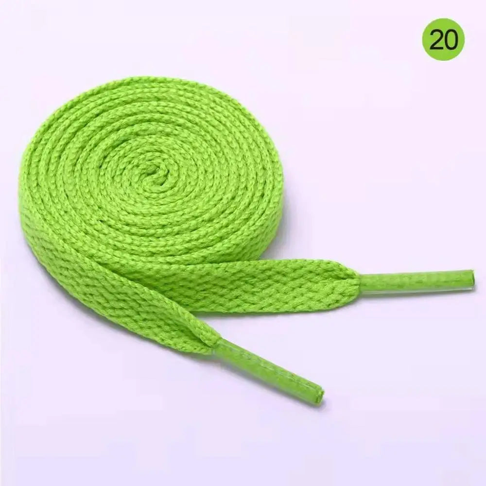 0.8/1/1.2/1.5/1.8M Colored Shoe Laces Sneaker Flat Shoelaces Hiking Boots Shoe Strings Colored Shoe Laces For Sneakers Laces New