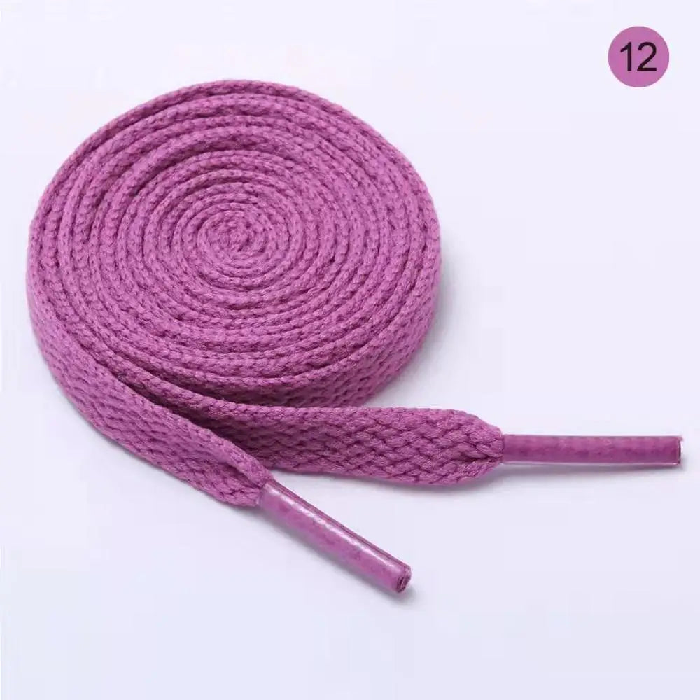 0.8/1/1.2/1.5/1.8M Colored Shoe Laces Sneaker Flat Shoelaces Hiking Boots Shoe Strings Colored Shoe Laces For Sneakers Laces New